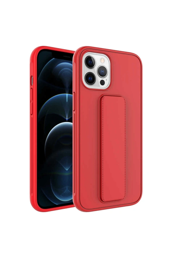 Apple iPhone 12 Pro Kılıf Zore Qstand Kapak