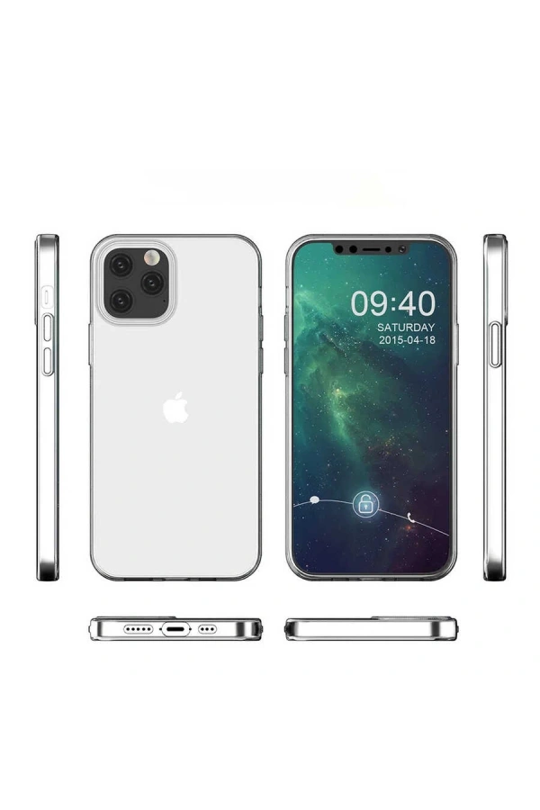 Apple iPhone 12 Pro Kılıf Zore Süper Silikon Kapak