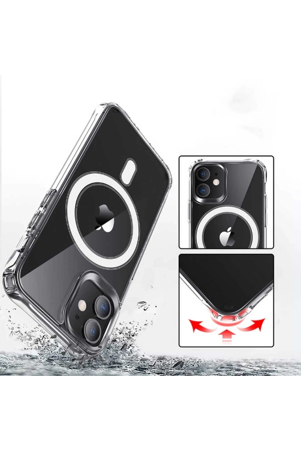 Apple iPhone 12 Pro Kılıf Zore Tacsafe Wireless Kapak