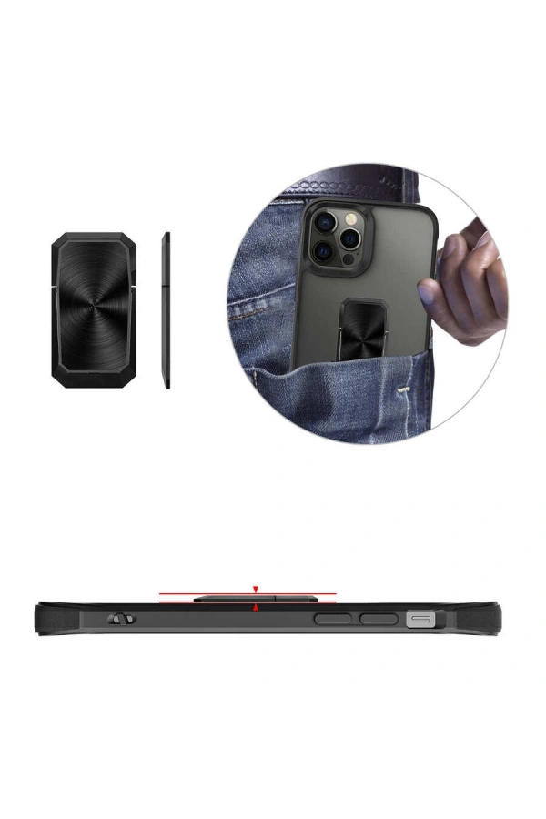 Apple iPhone 12 Pro Kılıf Zore V-Bax Kapak