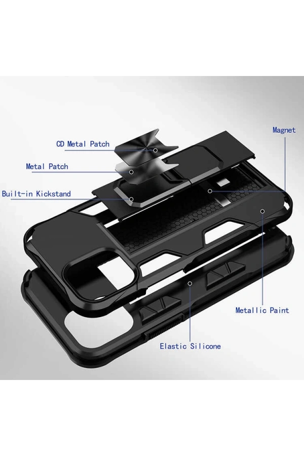 Apple iPhone 12 Pro Kılıf Zore Volve Kapak