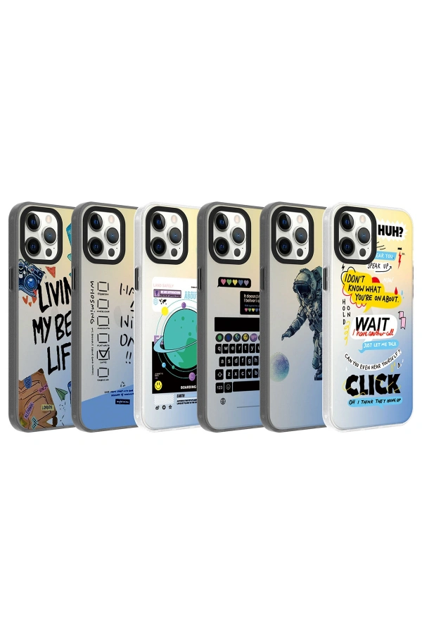 Apple iPhone 12 Pro Max Kılıf Desenli Zore Dragon Sert Kapak