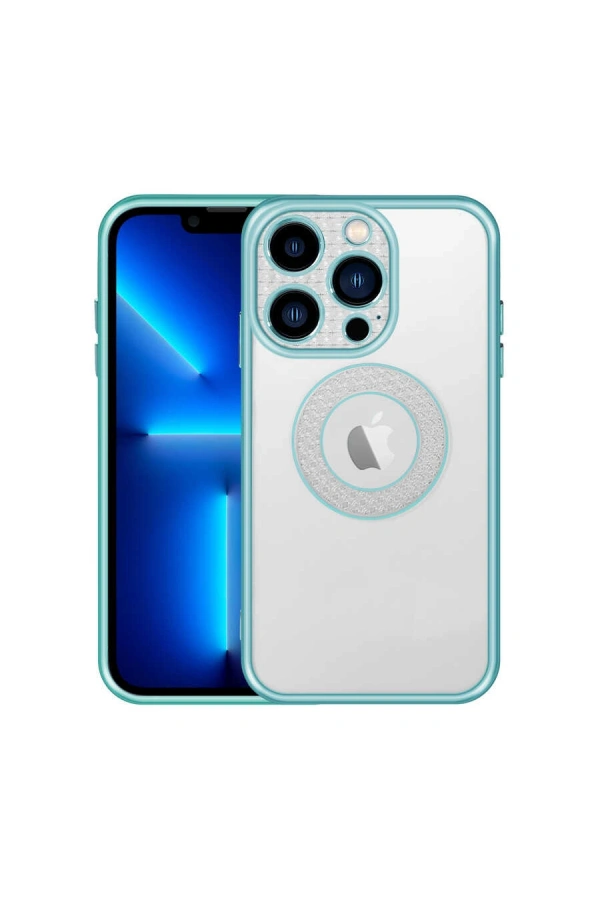 Apple iPhone 12 Pro Max Kılıf Kamera Korumalı Logo Gösteren Zore Esta Kapak