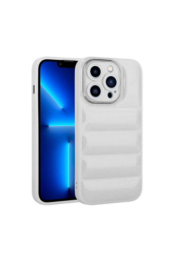 Apple iPhone 12 Pro Max Kılıf Kamera Korumalı Parlak Airbagli Zore Galya Kapak