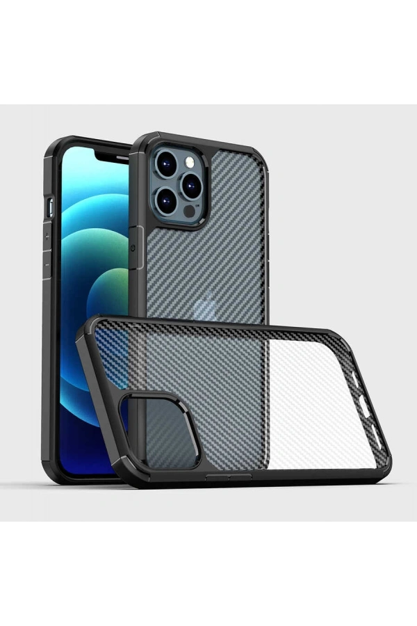 Apple iPhone 12 Pro Max Kılıf Zore İnoks Kapak