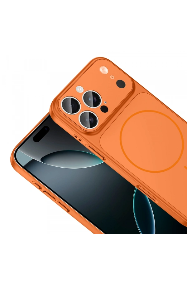Apple iPhone 12 Pro Max Kılıf Zore M-Safe Şarj Özellikli Kamera Korumalı Formen Kapak