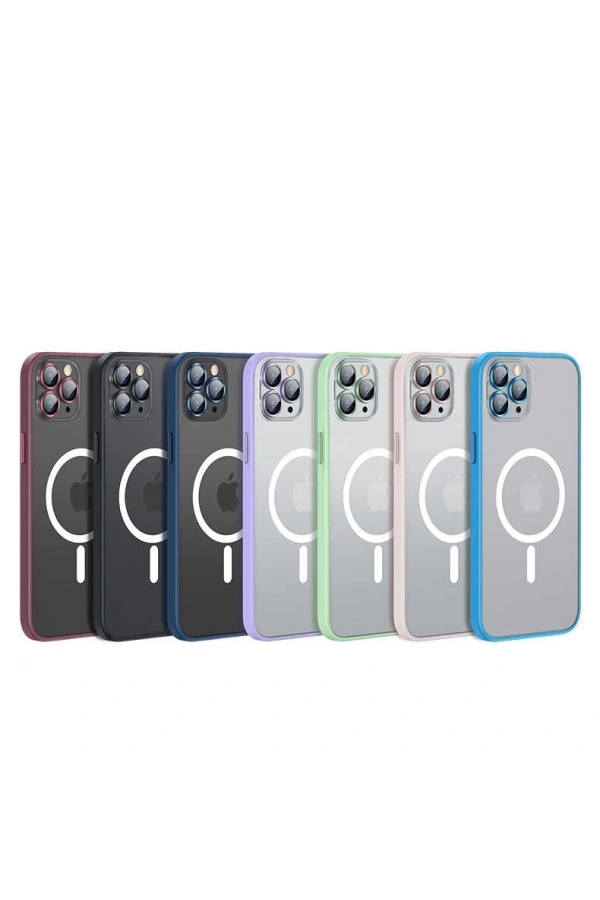 Apple iPhone 12 Pro Max Kılıf Zore Mokka Wireless Kapak