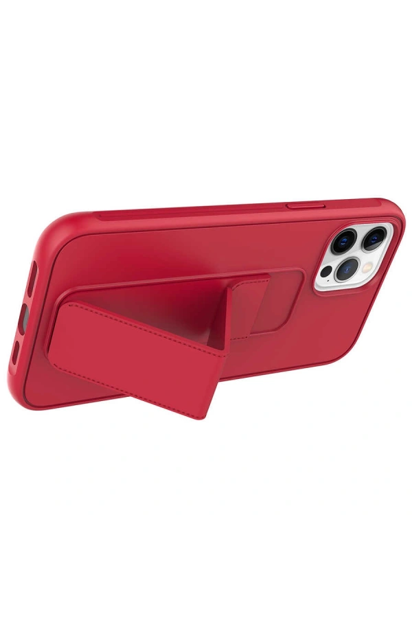 Apple iPhone 12 Pro Max Kılıf Zore Qstand Kapak