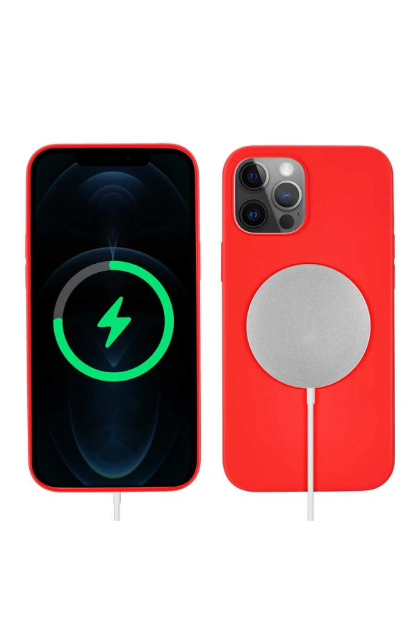 Apple iPhone 12 Pro Max Kılıf Zore Silksafe Wireless Kapak