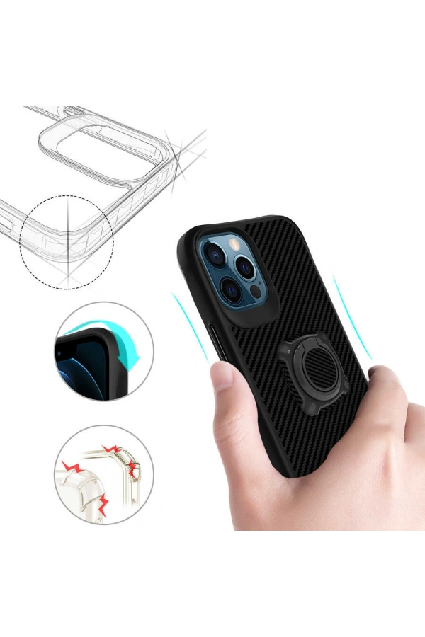 Apple iPhone 12 Pro Max Kılıf Zore Timo Kapak