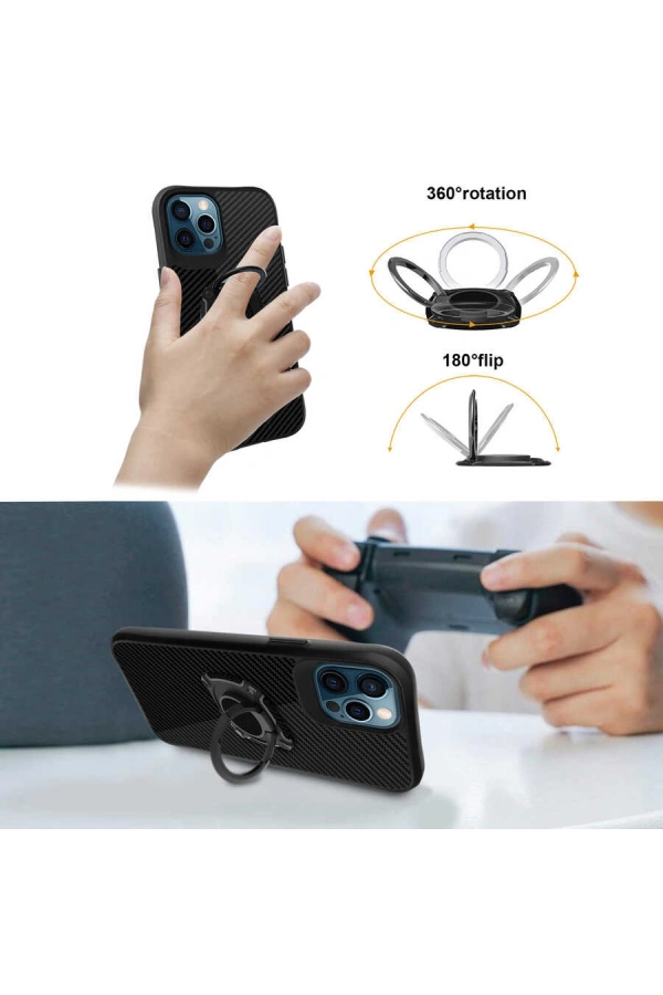 Apple iPhone 12 Pro Max Kılıf Zore Timo Kapak