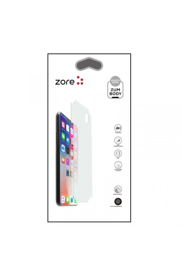 Apple iPhone 12 Pro Max Zore Zum Body Arka Koruyucu