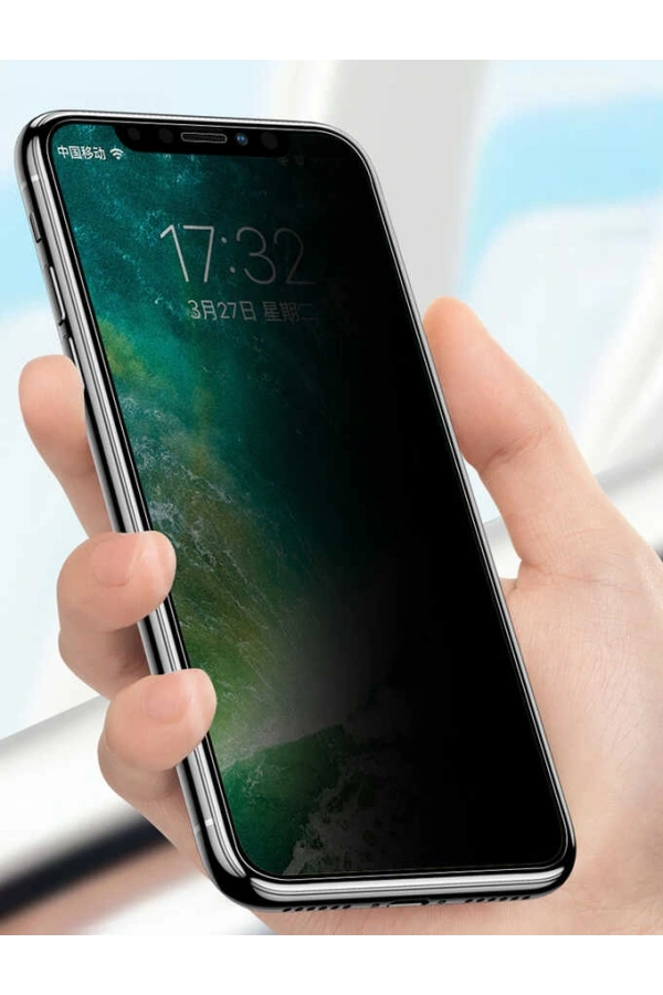 Apple iPhone 12 Zore Anti-Dust Privacy Temperli Ekran Koruyucu