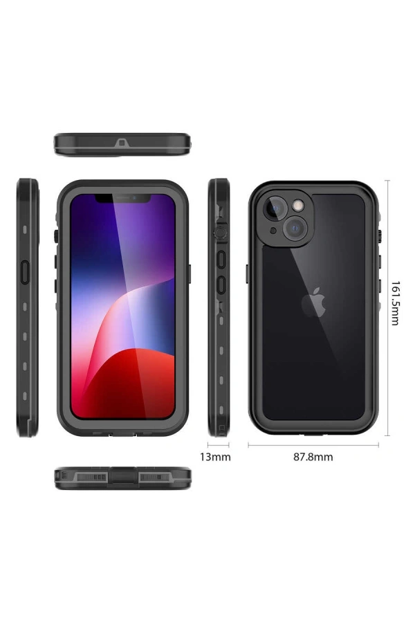 Apple iPhone 13 Kılıf 1-1 Su Geçirmez Kılıf