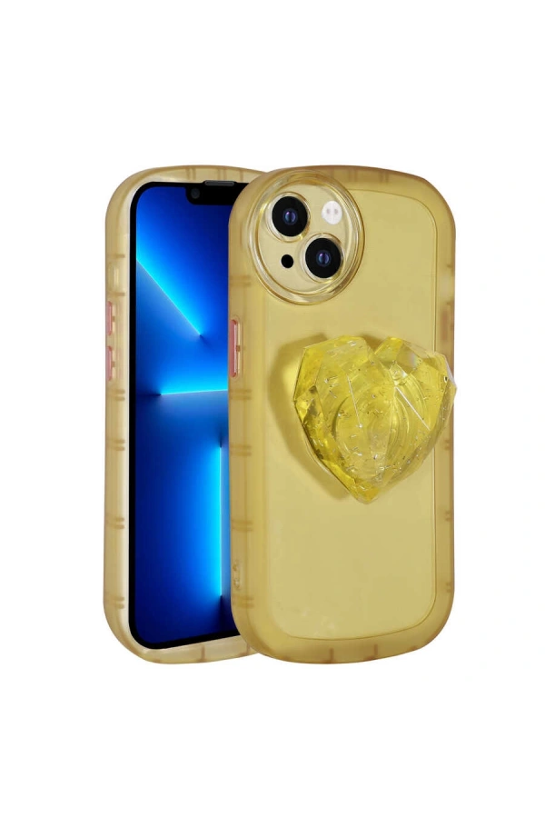 Apple iPhone 13 Kılıf Kamera Korumalı Pop Soketli Renkli Zore Ofro Kapak