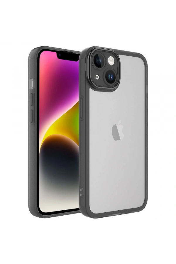 Apple iPhone 13 Kılıf Kamera Korumalı Transparan Zore Post Kapak