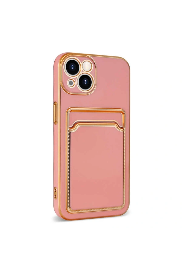 Apple iPhone 13 Kılıf Zore Bark Kartlıklı Kapak