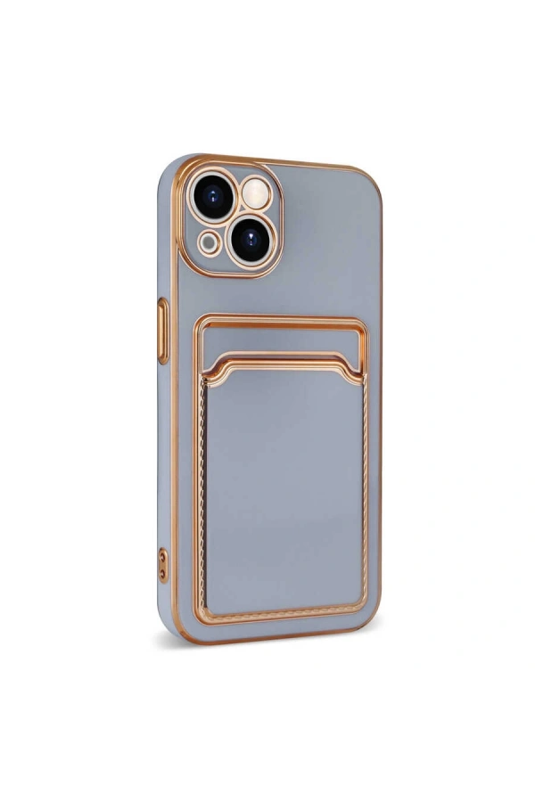 Apple iPhone 13 Kılıf Zore Bark Kartlıklı Kapak