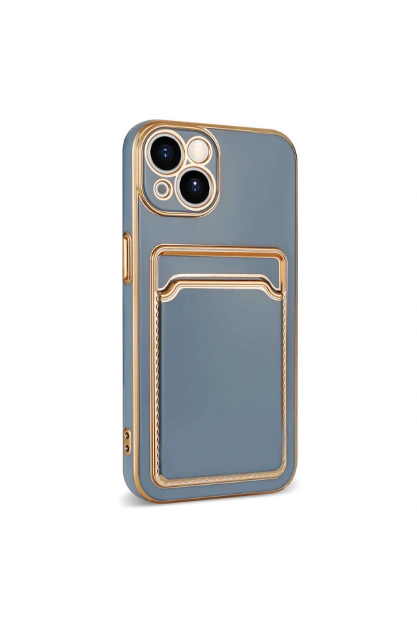 Apple iPhone 13 Kılıf Zore Bark Kartlıklı Kapak