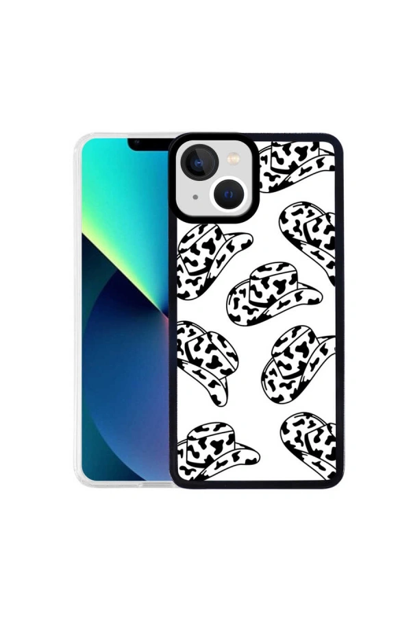 Apple iPhone 13 Kılıf Zore M-Fit Desenli Kapak