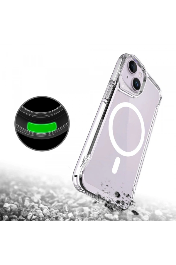 Apple iPhone 13 Kılıf Zore M-safe Şarj Özellikli T-Max M-safe Kapak