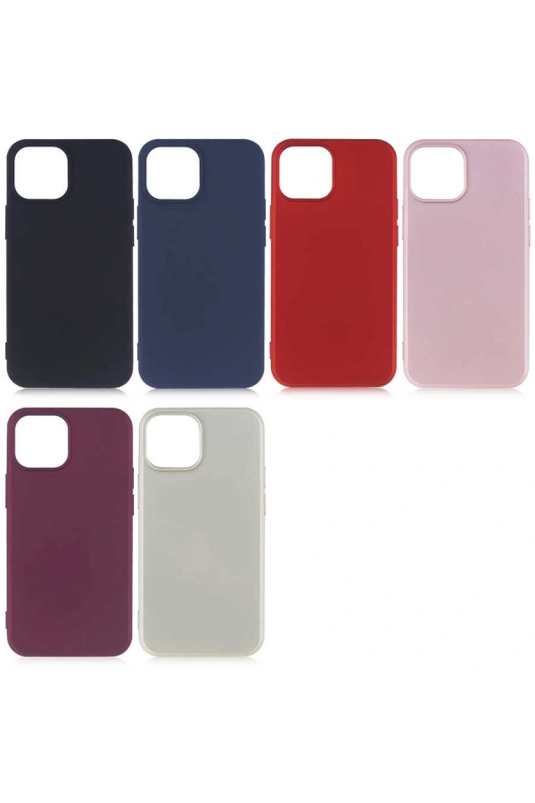 Apple iPhone 13 Mini Kılıf Zore Premier Silikon Kapak