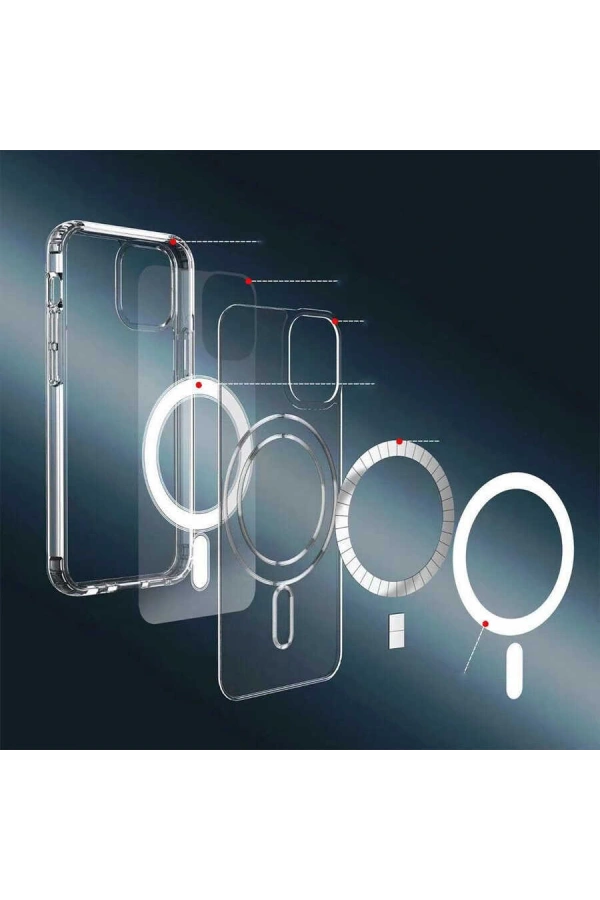 Apple iPhone 13 Mini Kılıf Zore Tacsafe Wireless Kapak