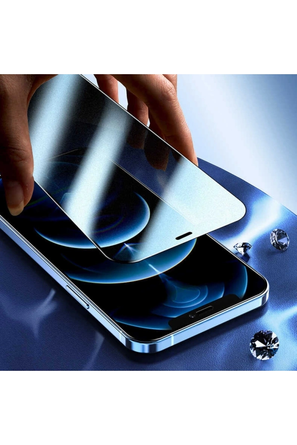 Apple iPhone 13 Mini Zore Fit Hard Mat Privacy Cam Ekran Koruyucu