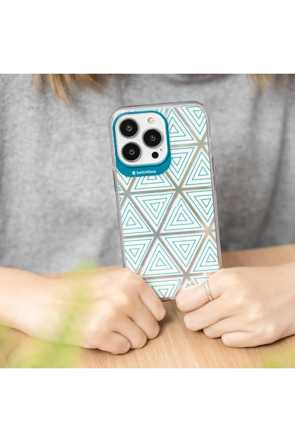 Apple iPhone 13 Pro Kılıf Çift IMD Baskılı Lisanslı Switcheasy Artist Aurora Kapak