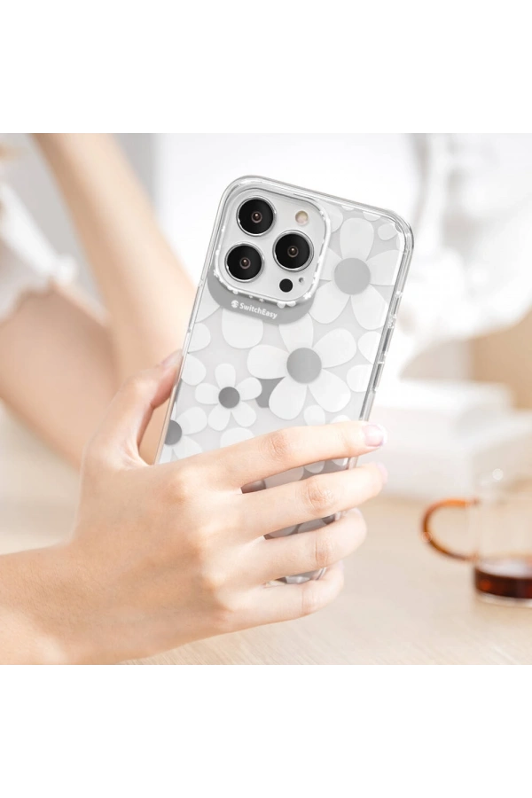 Apple iPhone 13 Pro Kılıf Çift IMD Baskılı Lisanslı Switcheasy Artist Fleur Kapak