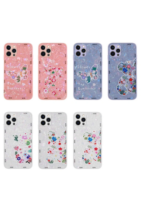 Apple iPhone 13 Pro Kılıf Desenli Sert Silikon Zore Mumila Kapak