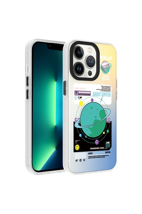 Apple iPhone 13 Pro Kılıf Desenli Zore Dragon Sert Kapak