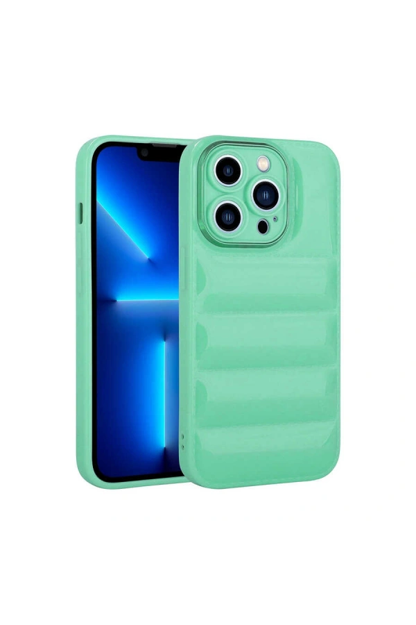 Apple iPhone 13 Pro Kılıf Kamera Korumalı Parlak Airbagli Zore Galya Kapak