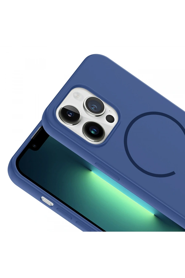 Apple iPhone 13 Pro Kılıf M-safe Şarj Özellikli Zore Meta Kapak