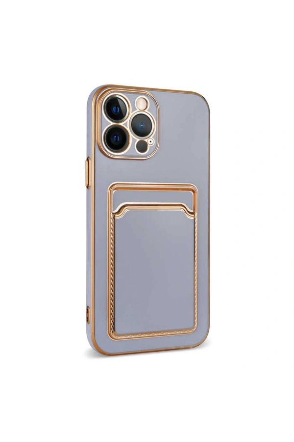 Apple iPhone 13 Pro Kılıf Zore Bark Kartlıklı Kapak
