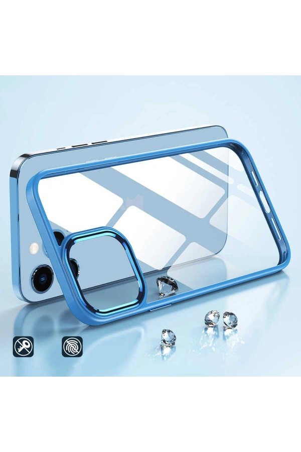 Apple iPhone 13 Pro Kılıf Zore Krom Kapak