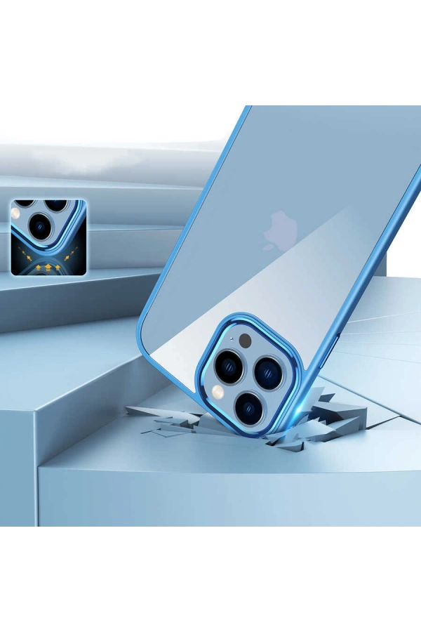 Apple iPhone 13 Pro Kılıf Zore Krom Kapak