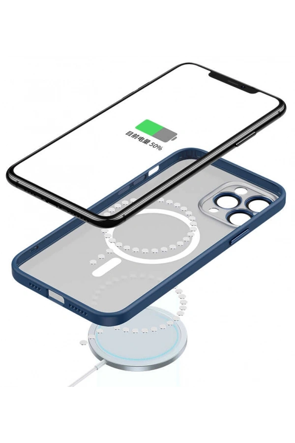 Apple iPhone 13 Pro Kılıf Zore Mokka Wireless Kapak