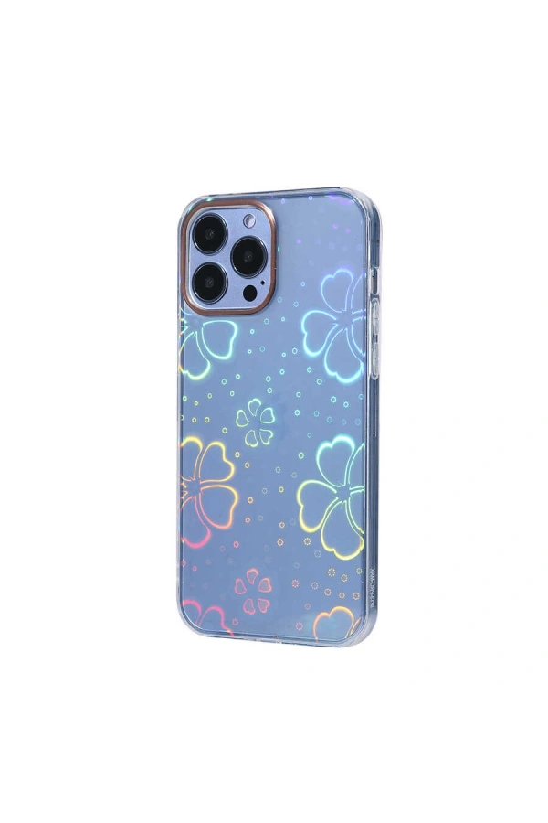 Apple iPhone 13 Pro Kılıf Zore Sidney Desenli Sert Kapak