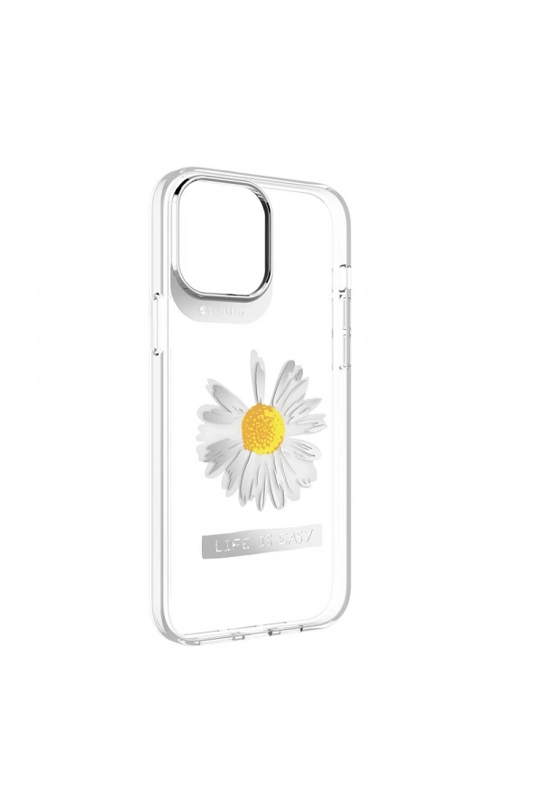 Apple iPhone 13 Pro Max Kılıf Çift IMD Baskılı Lisanslı Switcheasy Artist Daisy Kapak