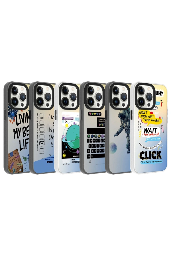 Apple iPhone 13 Pro Max Kılıf Desenli Zore Dragon Sert Kapak