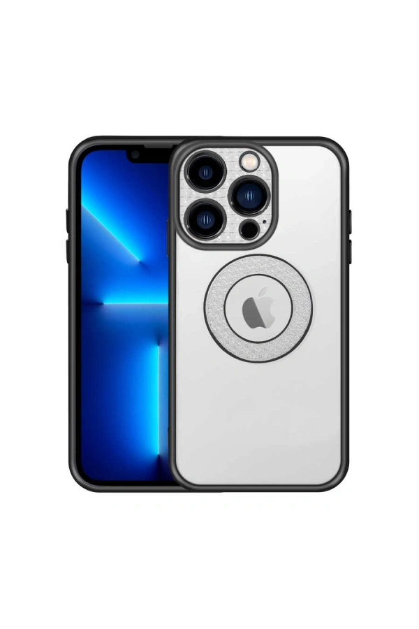 Apple iPhone 13 Pro Max Kılıf Kamera Korumalı Logo Gösteren Zore Esta Kapak