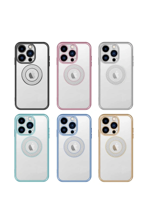 Apple iPhone 13 Pro Max Kılıf Kamera Korumalı Logo Gösteren Zore Esta Kapak