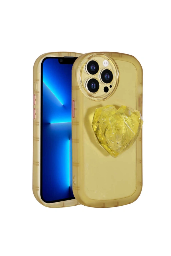Apple iPhone 13 Pro Max Kılıf Kamera Korumalı Pop Soketli Renkli Zore Ofro Kapak