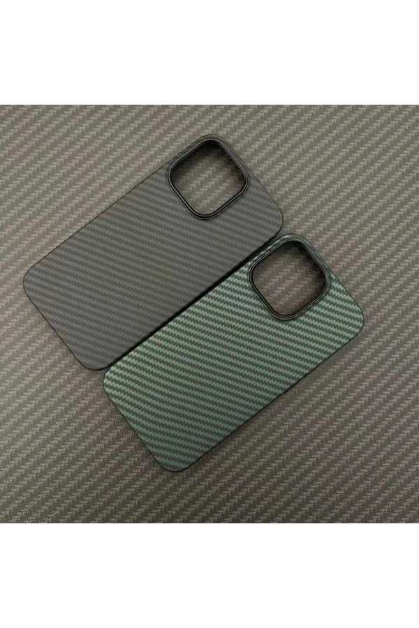 Apple iPhone 13 Pro Max Kılıf Karbon Fiber Tasarımlı Zore Karbono Kapak