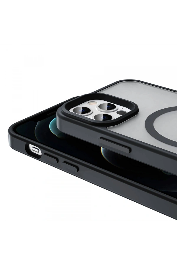 Apple iPhone 13 Pro Max Kılıf M-safe Şarj Özellikli Mat Arka Yüzey Zore Sio Kapak
