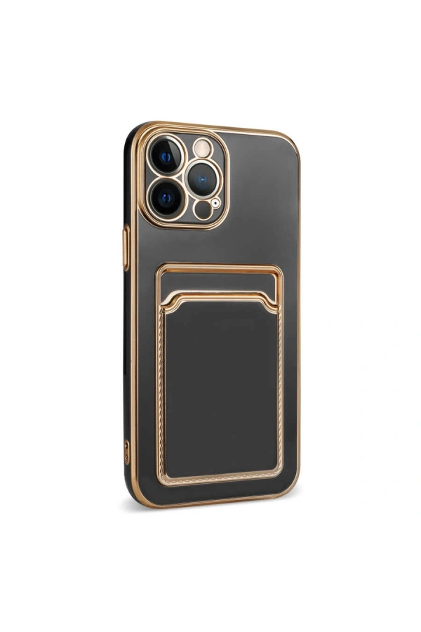 Apple iPhone 13 Pro Max Kılıf Zore Bark Kartlıklı Kapak