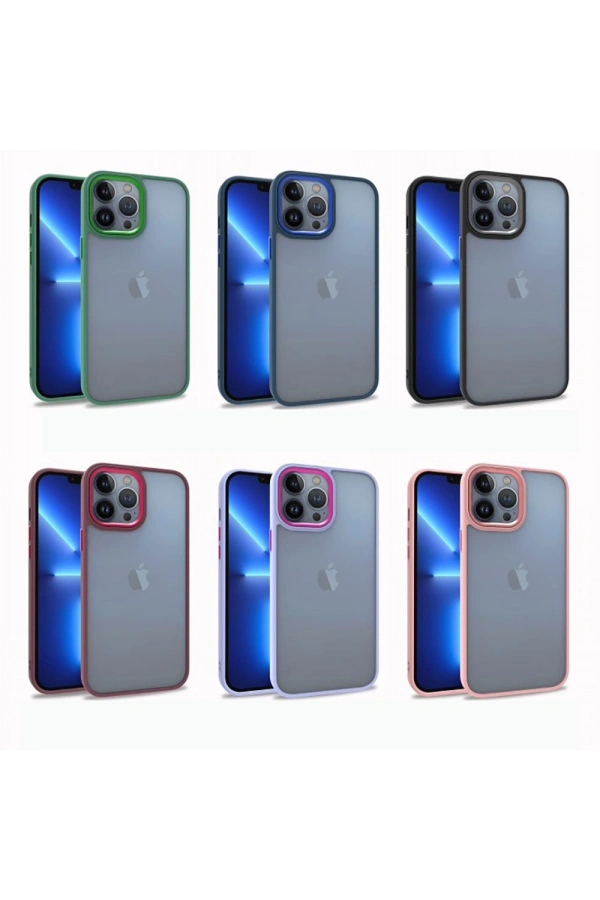 Apple iPhone 13 Pro Max Kılıf Zore Flora Kapak