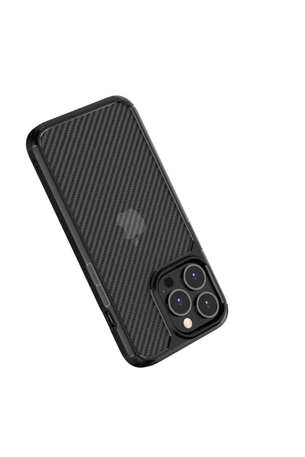 Apple iPhone 13 Pro Max Kılıf Zore İnoks Kapak