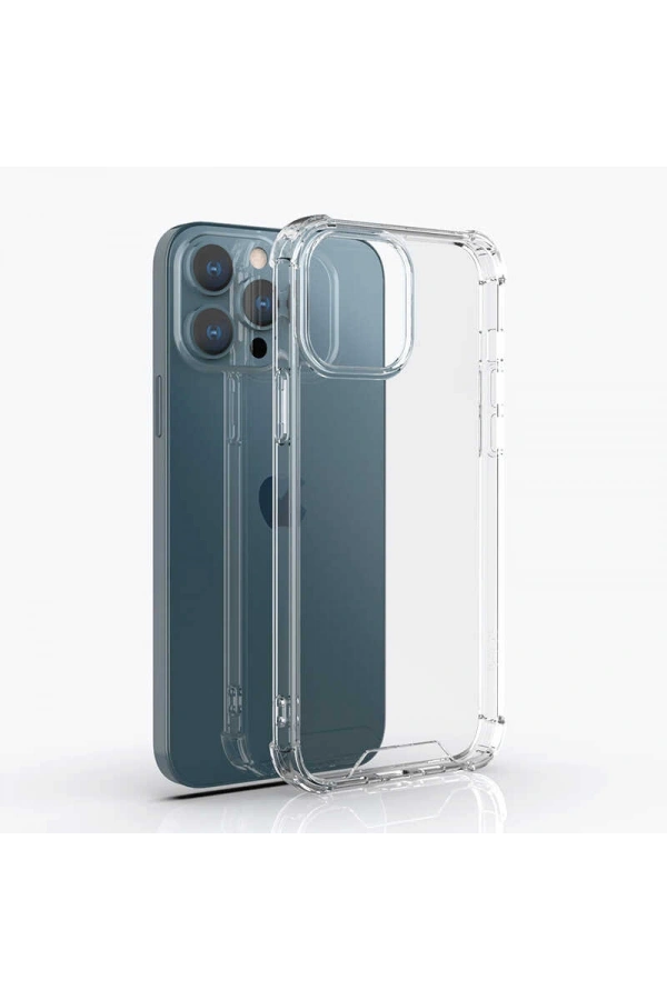 Apple iPhone 13 Pro Max Kılıf Zore Kamera Korumalı Nitro Anti Shock Silikon